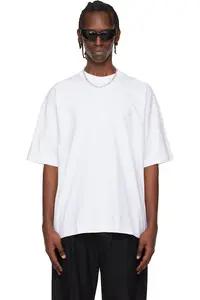 Футболка с культовым логотипом Vetements, белый