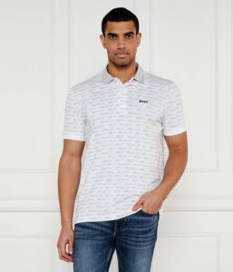 Поло Boss Green Paddy Tape AO Regular Fit, белый