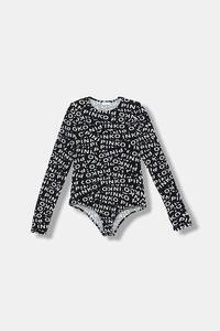 Детский боди Pinko, черный