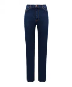 Женские хлопковые джинсы Twinset, синий