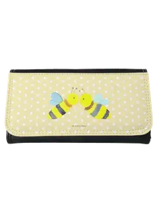 Портмоне Mr & Mrs Panda Damen Biene Liebe ohne Spruch, пастельно-желтый