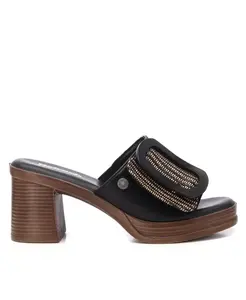 Женские модные босоножки на каблуке Refresh By Xti, черный