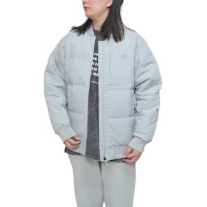 Спортивная и досуговая куртка-пуховик для мужчин светло-голубого цвета New Balance