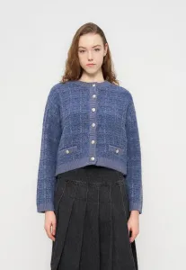 Vmheather кардиган с круглым вырезом Vero Moda, Dark Denim Melange