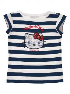 Футболка в полоску Monnalisa, синий