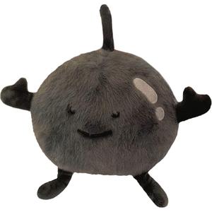 Мягкая милая Q Meng плюшевая игрушка кукла из сушеного таро высота 13см DUOAI, серый черный