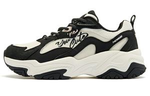 Кеды Koi Casual Женские Низкие Черно-Бежевые QIAODAN