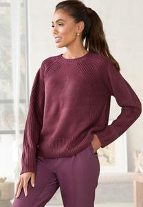 Джемпер LASCANA Jumper, Burgunder/Bordeaux