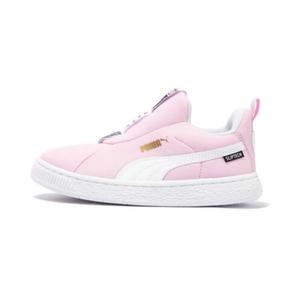 Замшевые детские кроссовки для скейтбординга PS Low-top розовые Puma, розовый