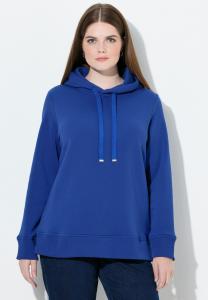 Худи Ulla Popken Hoodie, Ink Blue/Blue