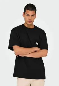 Базовая футболка onsking Only & Sons, Black