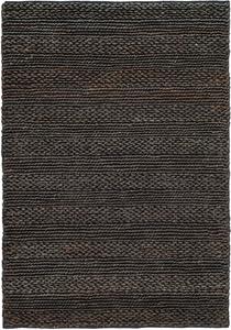 SAFAVIEH коллекция натуральных волокон декоративный ковер, 61 x 92 см, Charcoal, ручное плетение из джута, идеально для помещений с высокой проходимостью: прихожая, гостиная, спальня (NF212C)