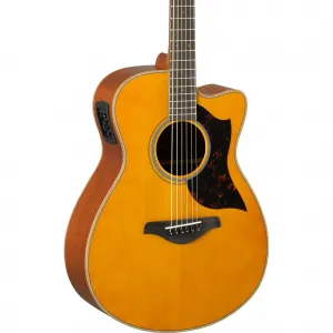 Акустико-электрогитара Yamaha A-Series AC1M Cutaway Concert, винтажный натуральный цвет