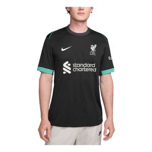 Футболка dri fit liverpool fc 2024 25 стадион выездная футболка Nike, черный