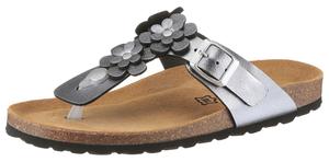 Aniston Сандалии T-Bar серебристые