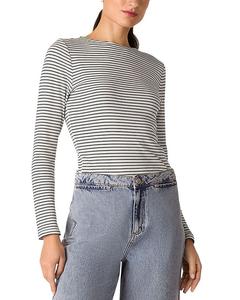 Полосатый топ Whistles, слоновая кость/кремовый