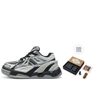 Винтажные баскетбольные кроссовки унисекс с низким верхом, черные, серые, серебристые OGR, Black Gray Silver