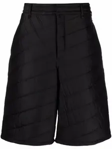 Стеганые шорты FENDI, черный