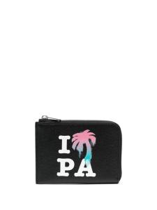 Palm Angels кошелек для монет I Love PA, черный