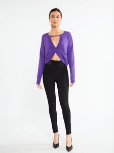 Вязаная кофта Faina, фиолетовый