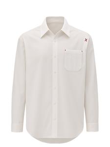 Рубашка на пуговицах классического кроя PCFG, от белого