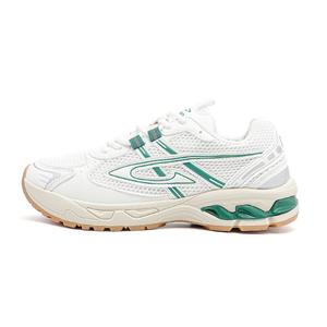 DEERWAY Женские повседневные туфли с низким верхом, увеличивающие рост, устойчивые к истиранию и скольжению, белые и зеленые