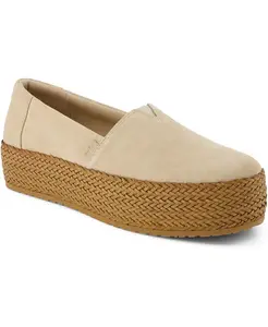 Женские эспадрильи Valencia Suede на платформе Toms, слоновая кость/кремовый