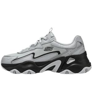 Женские кроссовки D'LITES 5.0 Low top Chunky, серебристые Skechers, Black/Silver