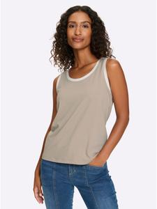 Heine Футболка цвета кунжута экрю