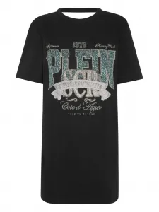 Платье со стразами Philipp Plein, черный