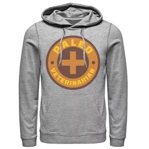 Мужская толстовка с капюшоном со значком палео ветерана мира Юрского периода Licensed Character