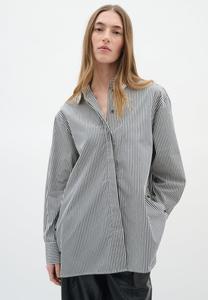 Блуза InWear NATALJA, Black Stripe/Mottled Black