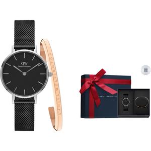 DW/DanielWellington Часы Daniel Wellington Wrist Watch Quartz Movement Stainless Steel Watchband 28mm Black Dial Women's Watch