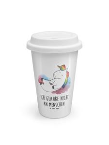 Mr. & Mrs. Panda Термокружка Unicorn Cloud 7 с надписью белого цвета