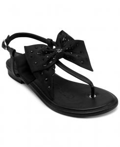 Сандалии cristi bow flat thong KARL LAGERFELD PARIS, черный