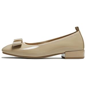 BASTO Женские повседневные туфли на низком каблуке абрикосового цвета, цвет Apricot