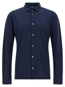 Рубашка из хлопка Ice Zanone, синий