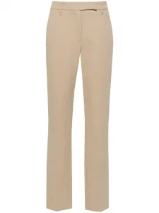 Зауженные брюки с завышенной талией Brunello Cucinelli, нейтральный