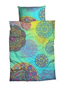 Постельное белье Eivissa синего и желтого цветов Casatex, 135x200 см (80x80 см)