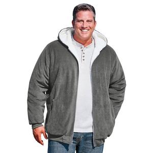 Мужская плюшевая флисовая толстовка Kingsize Big & Tall Explorer KingSize, цвет Steel