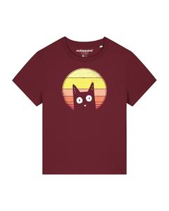 Рубашка Watapparel  Sunset Cat, бордовый