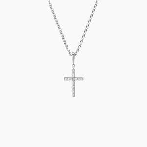 Подвеска с бриллиантами в виде креста Brilliant Earth
