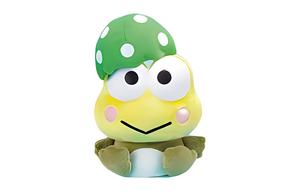 Sanrio Characters Dinosaur Costume Collection, Keroppi Dolls Плюшевая кукла 18CM FURYU, dinosaur costume-keroppi