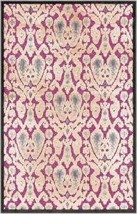 Ковер SAFAVIEH, 79 x 122 см, Paradise Collection, Anthracite & Fuchsia, дизайн Boho Viscose, идеально для помещений с высокой проходимостью: прихожая, гостиная, спальня (PAR157-2380)