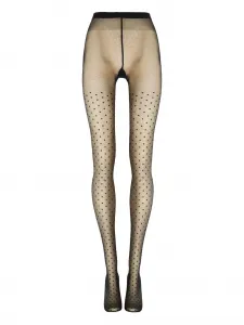 Колготки с кристаллами Wolford, черный