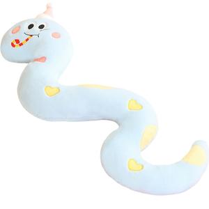 Плюшевая игрушка змейка dopamine, высота 60см/80см/100см, длина 60см Mise, синий