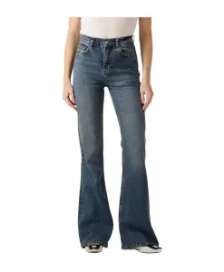 Расклешенные джинсы Ethan Blue в стиле ретро Vanessa Bruno, синий