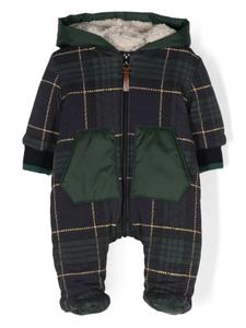 Lapin House дутая пижама в клетку, синий