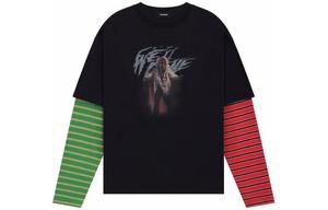 WE11DONE Футболка мужская черная