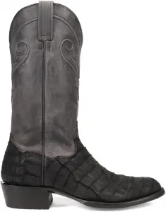 Мужские сапоги Dan Post Makara с круглым носком, на молнии, до середины голени - черные, черный